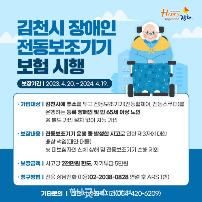 김천시, 장애인 전동보조기기 보험 시행-사회복지과(카드뉴스).jpg