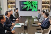 권기창 안동시장, ㈜유한건강생활 강종수 대표 만나 헴프산업 발전 비전 공유