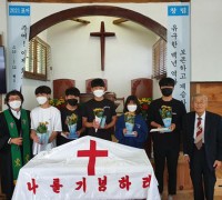봉화 척곡교회, 35년 만에 감격의 세례식 열리다